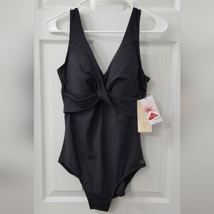 NWT Calia Black One-Piece Swimsuit Size 12